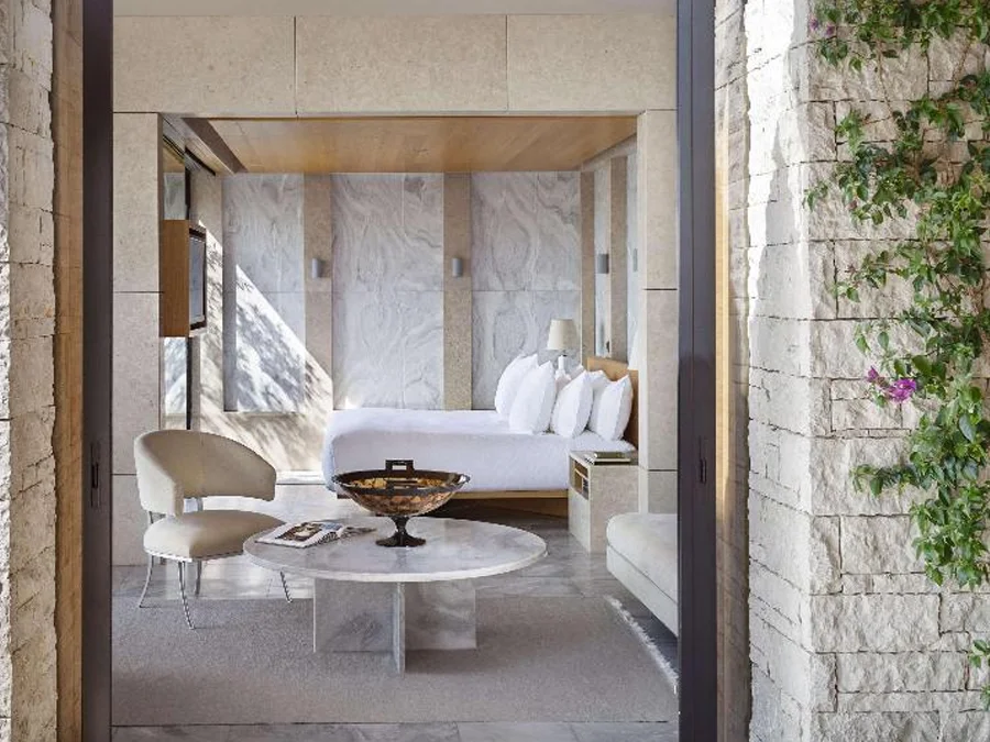 Aman Room at Amanzoe, Greece