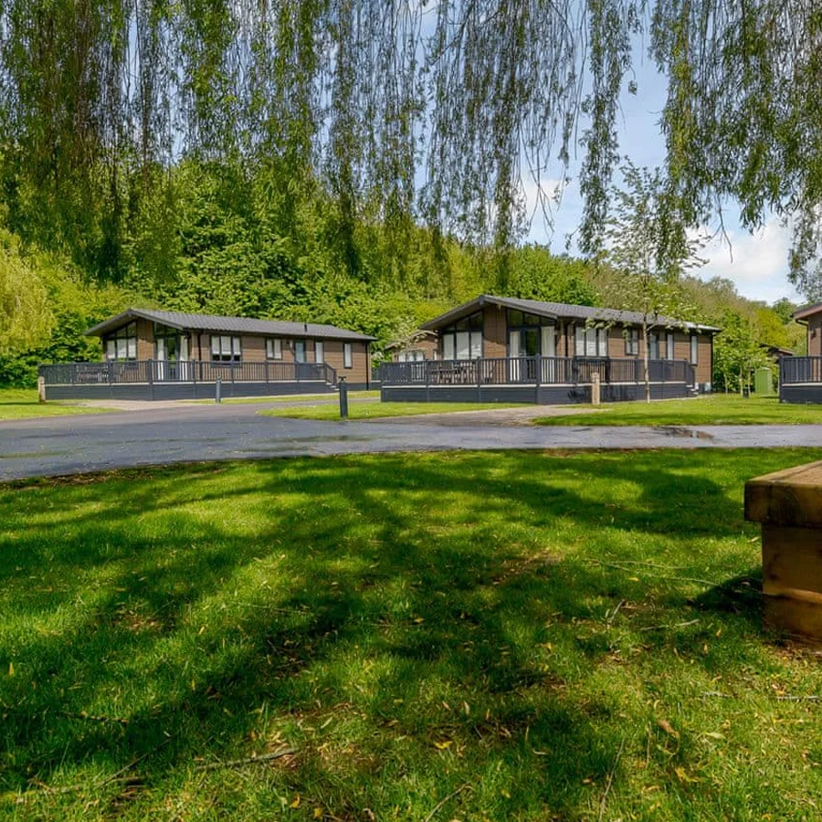 Luxury lodge at Bath Mill Lodge Retreat